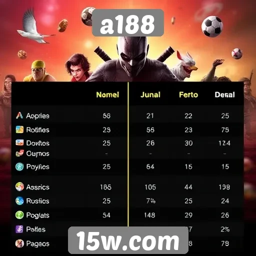 Comparação entre a188 e outras plataformas de jogos